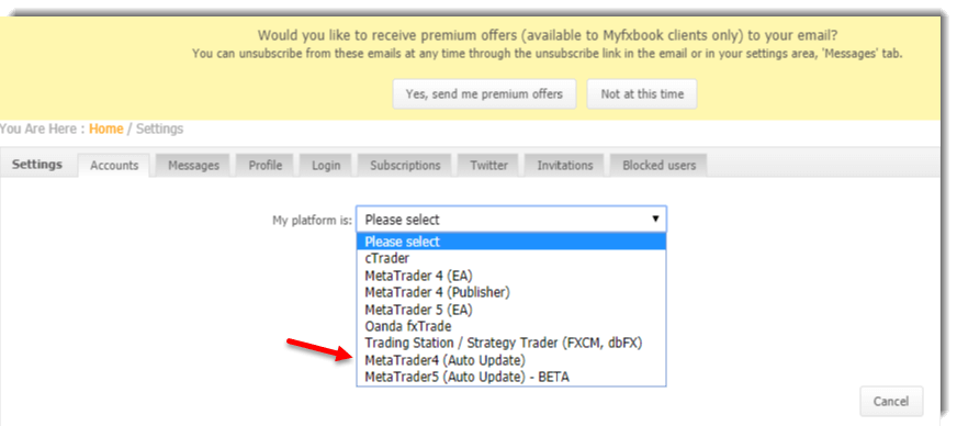 A Step-By-Step Guide to Setting Up Your MT4 Account with Myfxbook.com, FP Markets